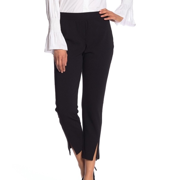 vince camuto angled hem jeans